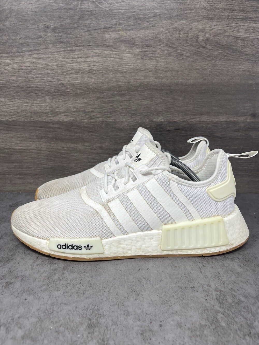 adidas NMD R1 White Gum Size 10 Mens Boost Lifestyle Sneakers GZ9260